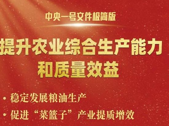 中央一號文件，極簡版來了！