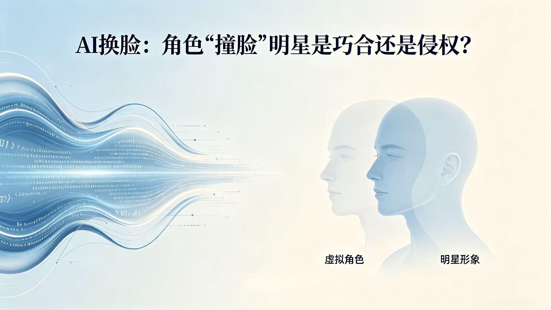 AI換臉讓角色“撞臉”明星，是巧合還是侵權(quán)？